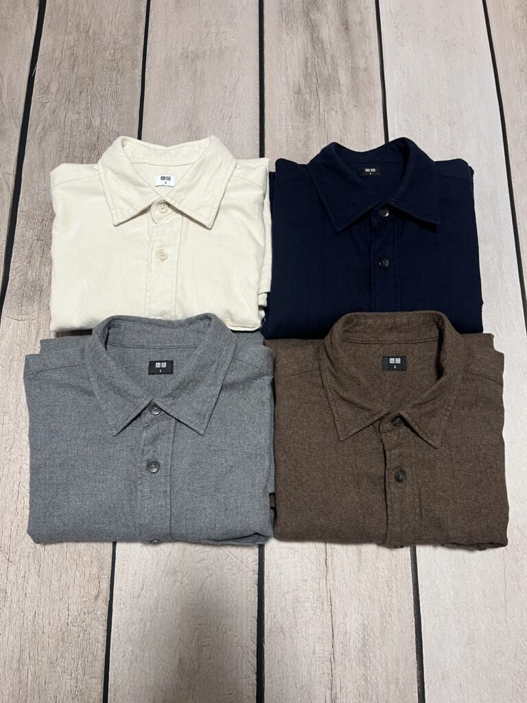 ユニクロ【フランネルシャツ】が素敵すぎた