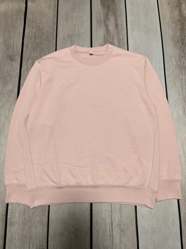 ユニクロ【スウェットシャツ】ピンクが最高すぎた
